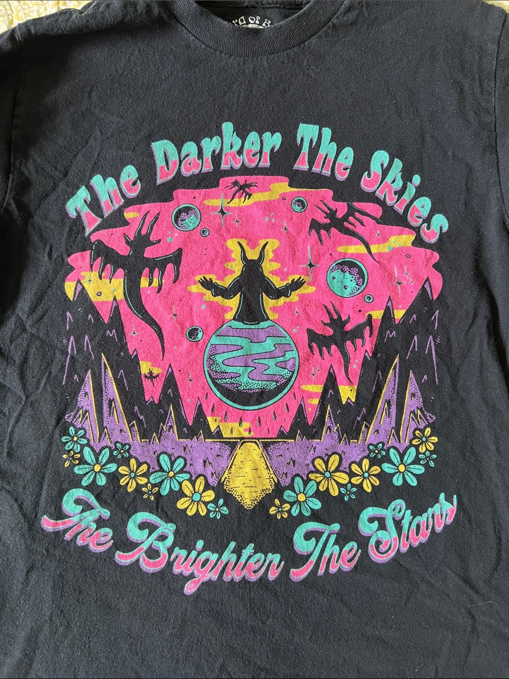 Wizard of Barge The Darker the Skies Long Sleeve T-shirt